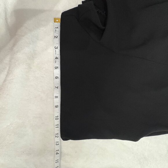 Womens Black Lace-Up Front Sleeveless Romper With Gold Back Zipper Xhilaration L - Picture 11 of 11